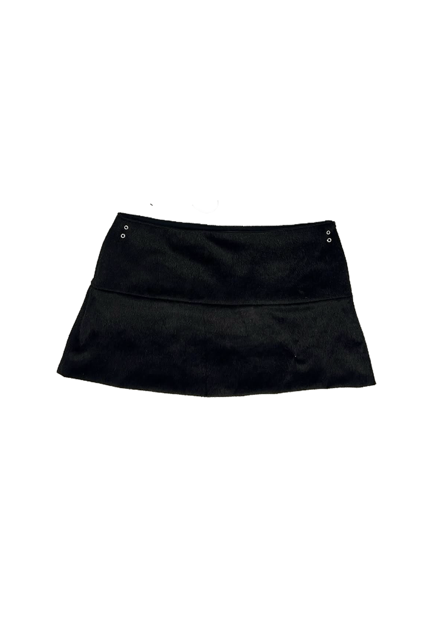 PONY HAIR SKIRT - NOIR